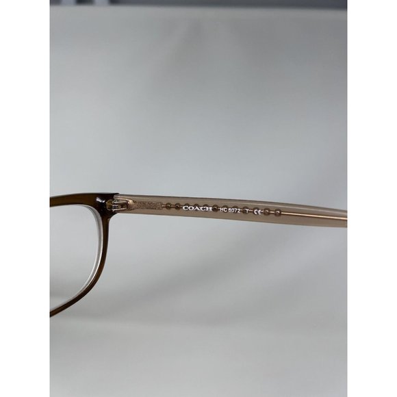 Coach Eyeglasses HC 6072 5328 Brown Glitter Frames 52 [] 17 135 - Picture 5 of 13